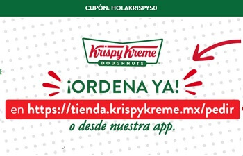 Cupón Krispy Kreme: $50 OFF en tu primer pedido