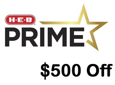 Cupón HEB: $500 de descuento para clientes PRIME en compras desde $2,500