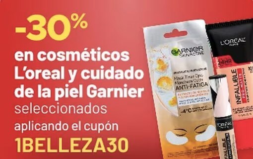 Cupón Soriana para 30% de descuento en productos L'oreal y Garnier