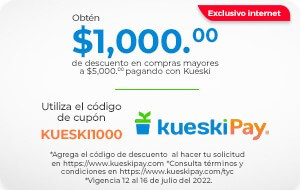 Cupón Office Depot: $1,000 de descuento con Kueski Pay