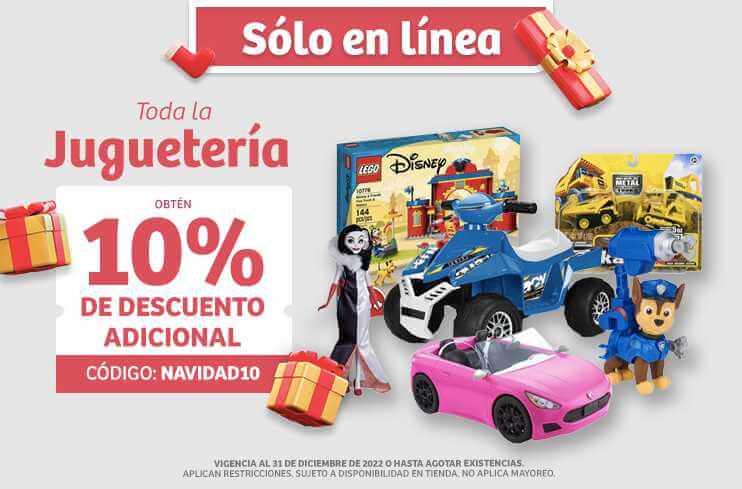 ÚLTIMO DÍA: 10% de descuento adicional en juguetería con cupón Soriana