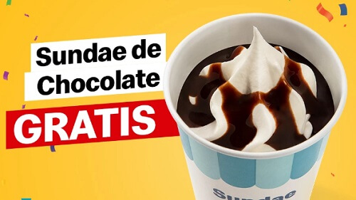 Cupón McDonald’s: recibe un Sundae de Chocolate GRATIS