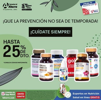 Oferta Farmacias del Ahorro: hasta 25% OFF + envío gratis en vitaminas