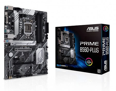 Tarjeta Madre ASUS ATX Prime B560-Plus, S-1200, Intel B560, HDMI, 128GB DDR4 para Intel