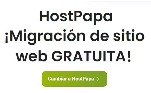 Migración de sitio web GRATIS con Hostpapa Migración de sitio web GRATIS con Hostpapa