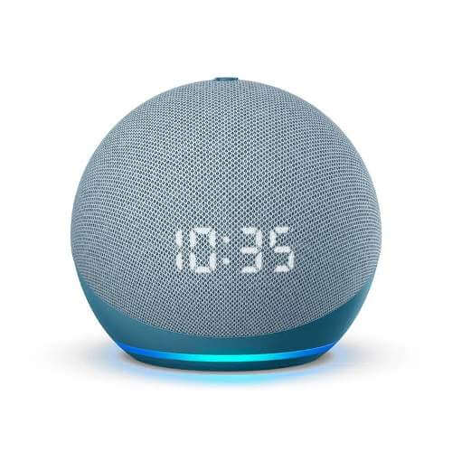 Amazon Echo Dot 4a Generación con Reloj Azul con descuento Doto