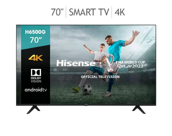 Descuento Hisense Pantalla 70" 4K UHD Android TV en Costco