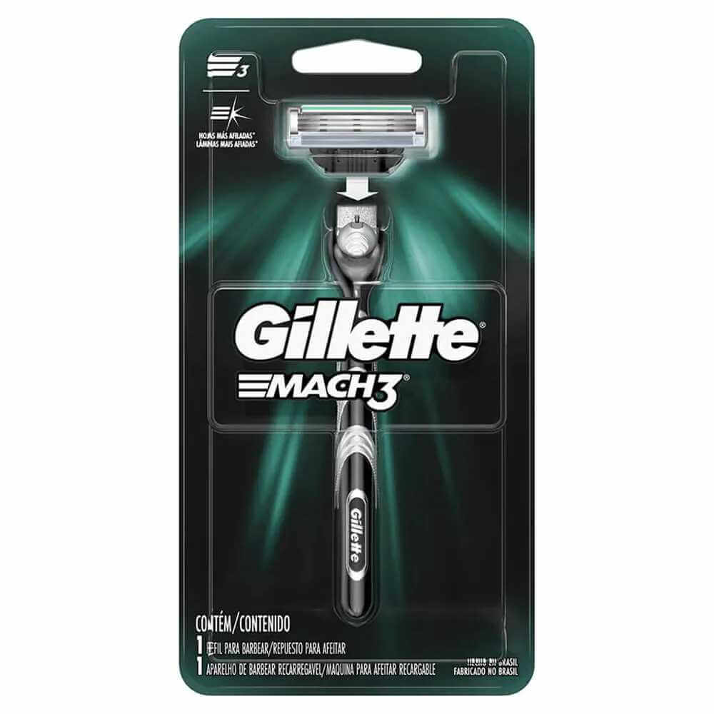 Rastrillo Recargable Gillette Mach3 por menos de $90 en las ofertas Soriana