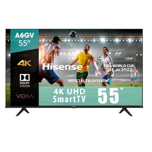 Oferta Bodega Aurrera: TV Hisense 55 Pulgadas 4K Ultra HD Smart TV LED 55A6GV