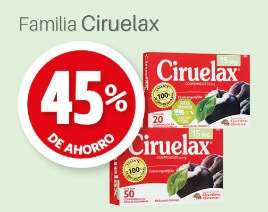 Oferta Farmacias Guadalajara: 45% OFF en productos Ciruelax