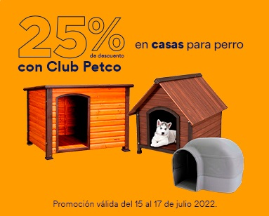 Promoción Petco: 25% OFF en casas de perro para exteriores