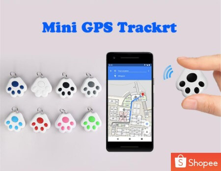Mini GPS tracker para mascotas, niños y objetos desde $46 con las ofertas Shopee