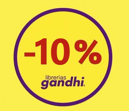 Regístrate en Gandhi y recibirás 10% de descuento para tu primera compra Regístrate en Gandhi y recibirás 10% de descuento para tu primera compra