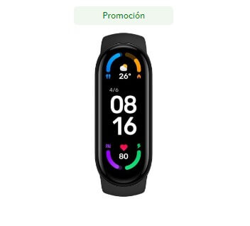 Oferta Xiaomi Mi Band 6 a mitad de precio en Telcel Oferta Xiaomi Mi Band 6 a mitad de precio en Telcel