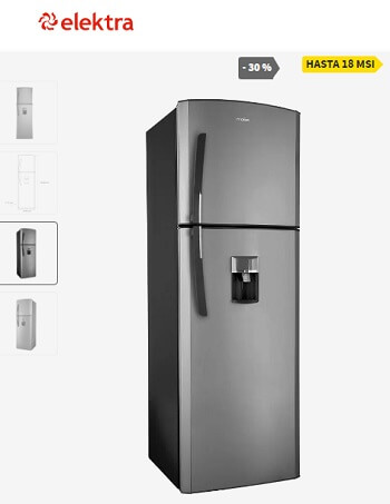 Ahorra $4,000 en refrigerador Elektra marca Mabe de 11 pies