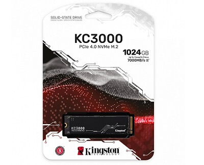 Oferta Cyberpuerta: SSD Kingston KC3000 NVMe 1TB PCI Express 4.0 M.2 a $1,719