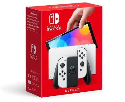 Nintendo Switch OLED w/ White Joy-Con - Standard Edition (Internacional) con 10% en Amazon Nintendo Switch OLED w/ White Joy-Con - Standard Edition (Internacional) con 10% en Amazon