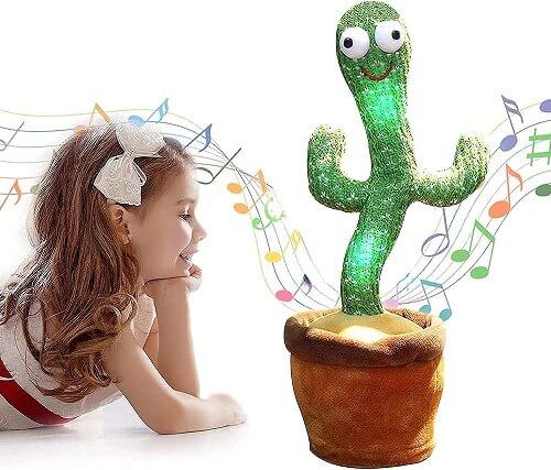 Juguete De Peluche De Cactus Que Repite Bailando y Cantando en oferta en Amazon