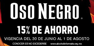 Oferta HEB: 15% OFF en vodka Oso Negro tamarindo picoso 1L