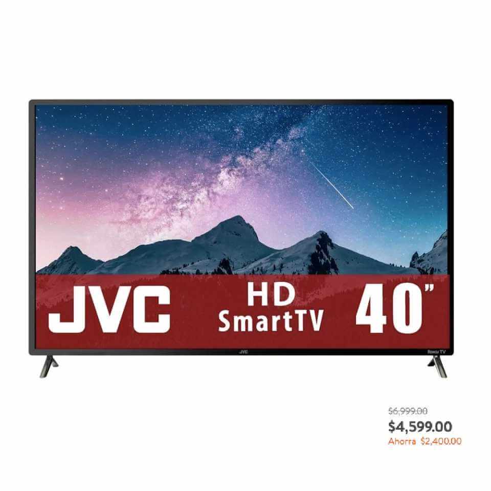 Pantalla JVC 40 Pulgadas HD Smart TV por menos de $5,000 en Walmart