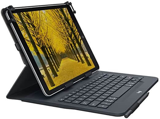 Oferta Amazon en Funda para iPad o Tablet con Teclado Inalámbrico Bluetooth