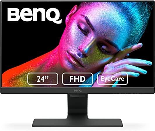 Ahorra $1,500 pesos en el Monitor LED BenQ GW2480, 1080p, HDMI, Negro, 24 pulgadas en Amazon