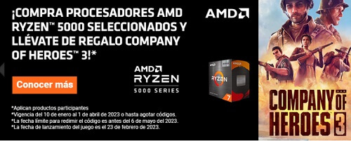 Company of Heroes 3 GRATIS al comprar procesadores AMD Ryzen Serie 5000 en Cyberpuerta