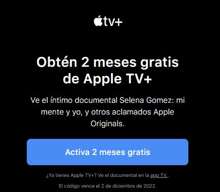 2 meses GRATIS de Apple TV+ para nuevos usuarios