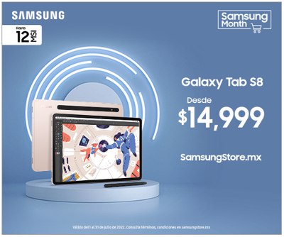Oferta Samsung: Galaxy Tab S8 8+128GB Grafito