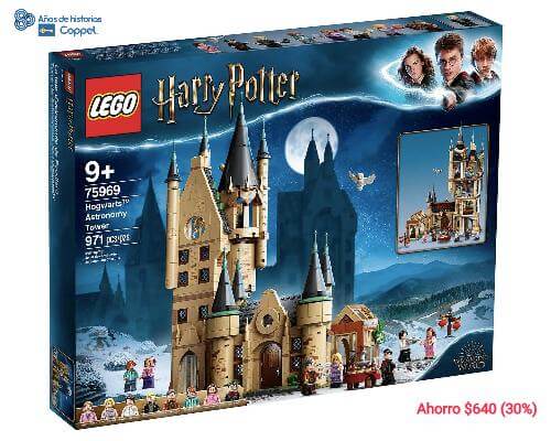 Lego Harry Potter: Torre de Astronomía de Hogwarts con descuento Coppel