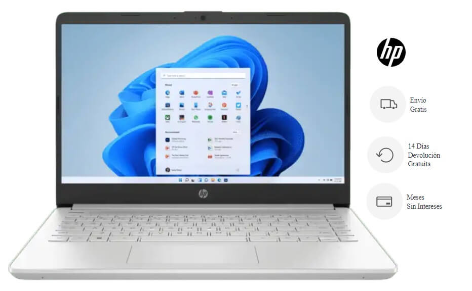 Oferta HP: laptop HP AMD Ryzen 5 de 14” con 10% Off + hasta 24 MSI + Envío Gratis