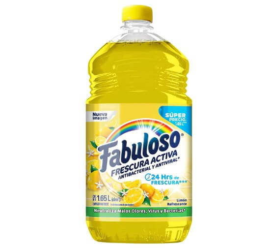 Oferta Fabuloso Limpiador Líquido Refreshing Lemon 1.65 L a tan solo $24 pesos en Amazon