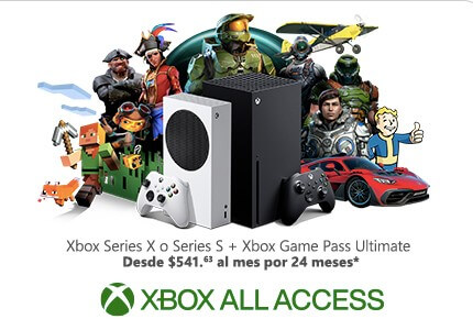 Promoción Walmart: 24 meses sin intereses en Consolas Xbox participantes