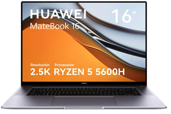 Descuento en Laptop Huawei Matebook 16" con 30% menos en Amazon Descuento en Laptop Huawei Matebook 16" con 30% menos en Amazon