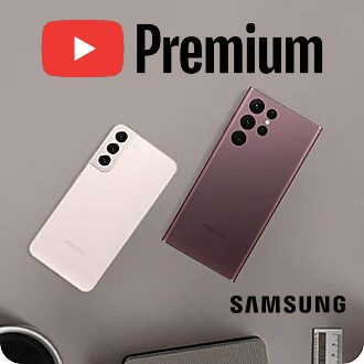 Promoción Samsung: 4 meses gratis de YouTube Premium en la compra de un celular Galaxy