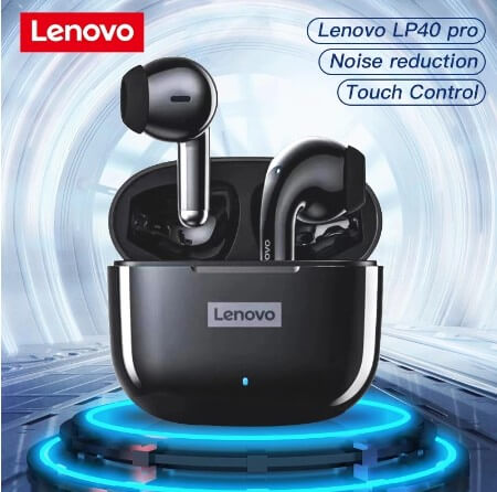 Lenovo auriculares inalámbricos LP40 Pro con Bluetooth 5,1 con 75% Off en AliExpress