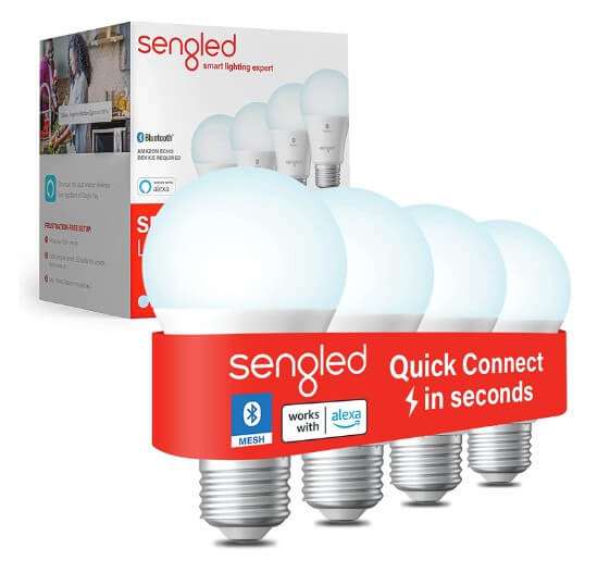 Pack de 4 bombillas inteligentes Sengled desde $547 en Amazon