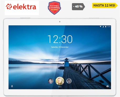 Promoción Elektra: tablet Lenovo de 10" desde $63 semanales