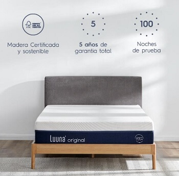 55% OFF en cama Condesa con esta promoción Luuna