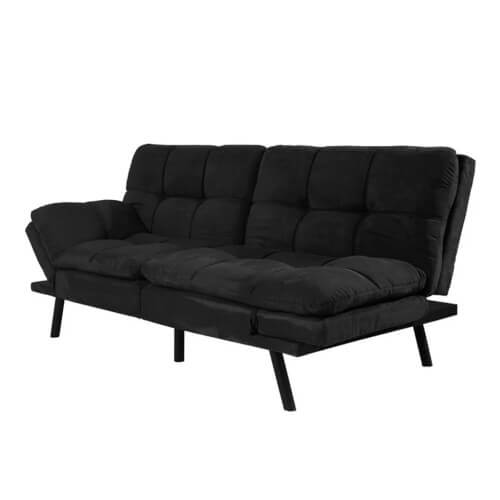 Sofá Cama Mainstays Memory Foam Negro en oferta en Walmart Sofá Cama Mainstays Memory Foam Negro en oferta en Walmart