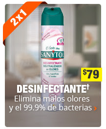 Oferta 2X1 en aromatizador desinfectante Sanytol en The Home Depot