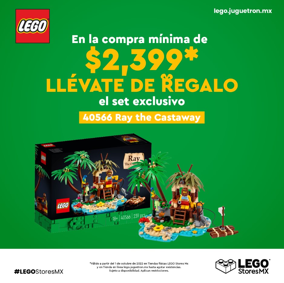 Obtén de regalo set de edición especial en tu siguiente compra en LEGO Stores