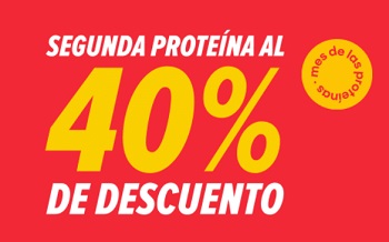 Oferta GNC: compra una proteína y llévate la segunda con el 40% OFF + envío gratis