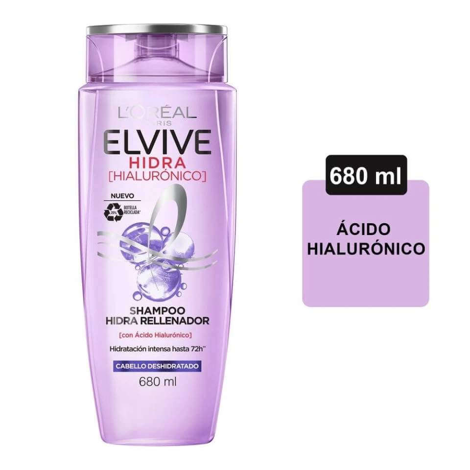 Shampoo L'Oréal Elvive hidra hialurónico 680 ml 2x$135 en Walmart Express