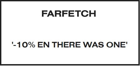 10% de descuento en There Was One para clientes Access en Farfetch