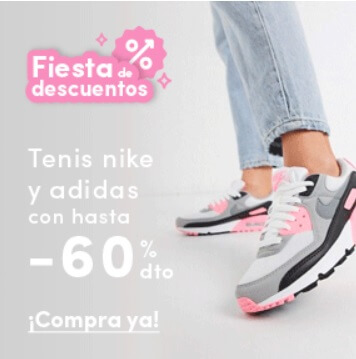 Tenis Nike y Adidas con hasta 60% Off en la Colección Fiesta de Descuentos de GoTrendier Tenis Nike y Adidas con hasta 60% Off en la Colección Fiesta de Descuentos de GoTrendier
