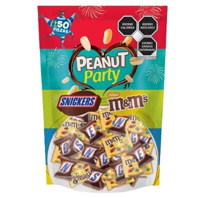 Chocolate Mix de Snickers y M&M's, Peanut Lovers 642g a mitad de precio en Amazon