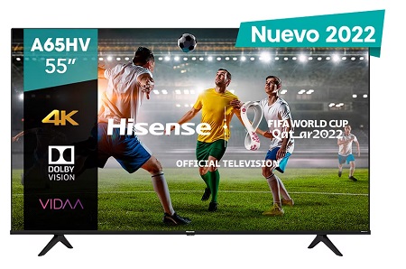 Disfruta el Mundial Qatar 2022 con esta pantalla Hisense Led Smart TV 55” a solo $7,999 en Liverpool