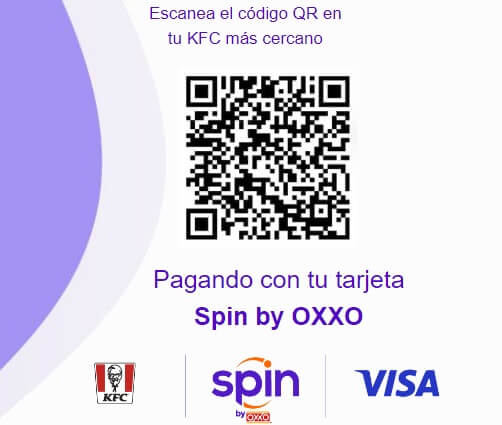 3 piezas Crujipollo + papas chicas + bísquet por $100 al pagar con Spin by Oxxo en KFC