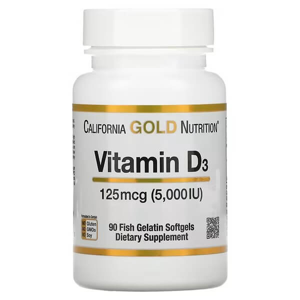 Vitaminas D3 con 50% de descuento en iHerb